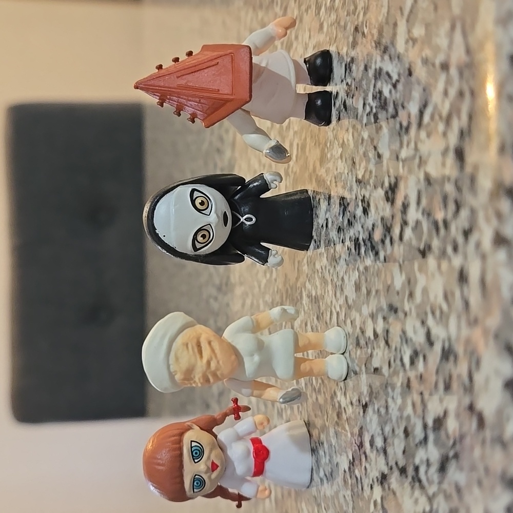 4 Horror-Themed Mini Figures Set